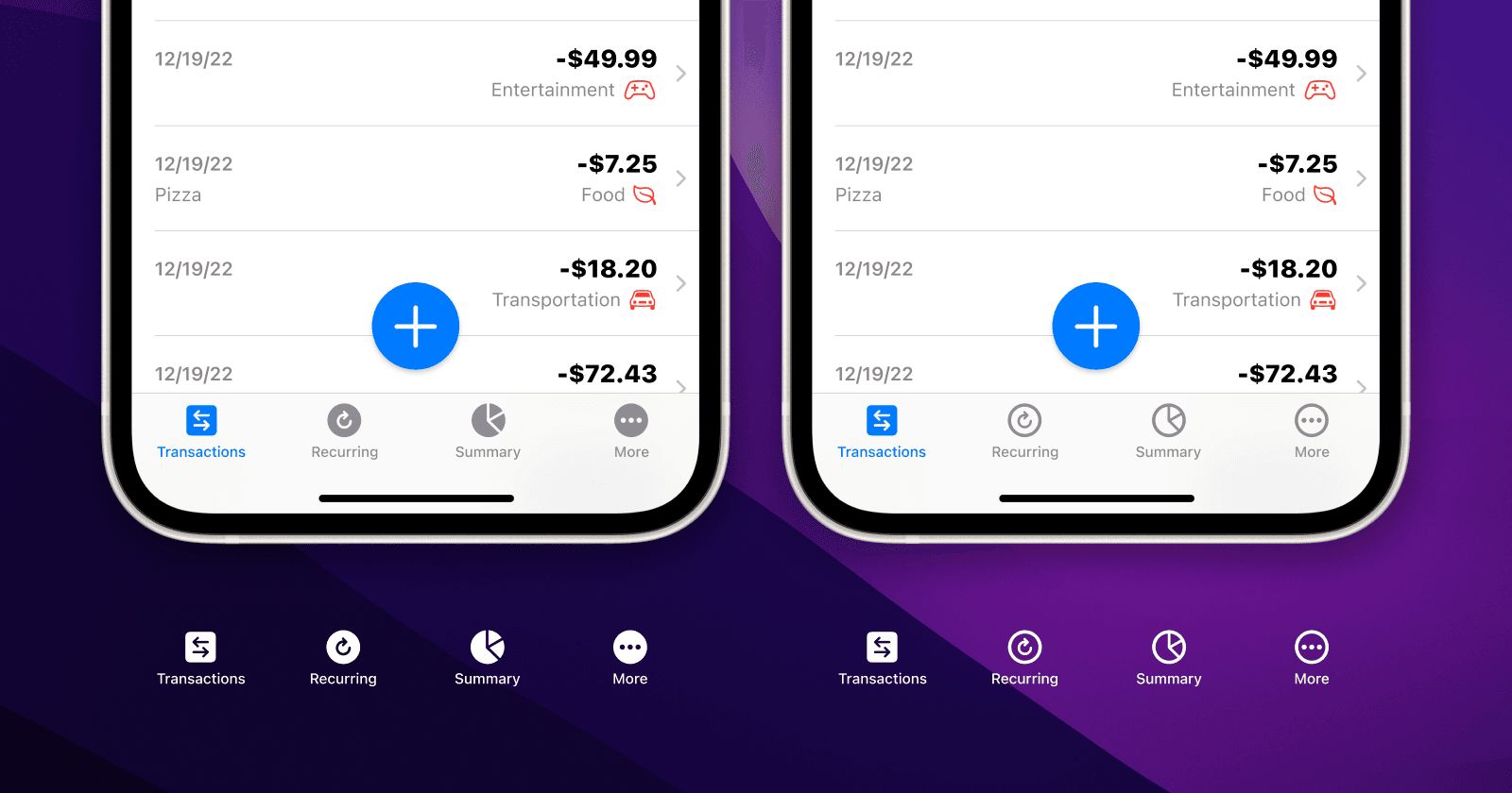 Outlined TabItem icons in iOS
